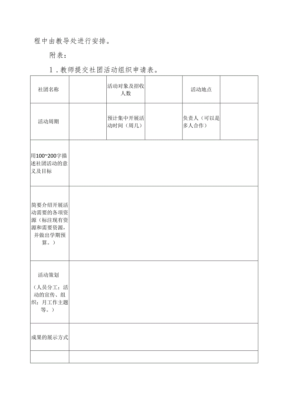 XX初级中学关于开展学校社团建设、组织社团活动的实施方案.docx_第3页