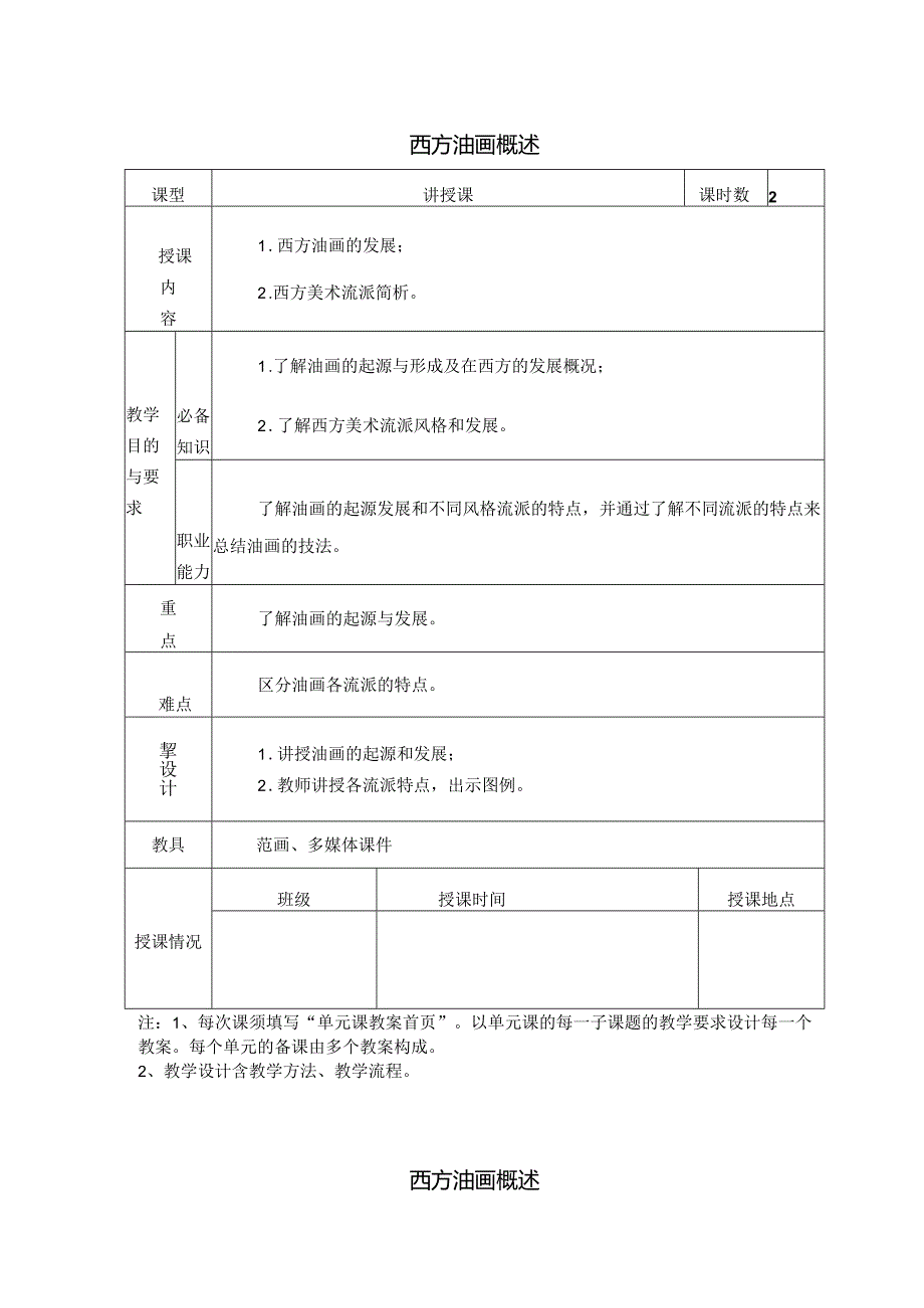 西方油画概述（发展概述）.docx_第1页