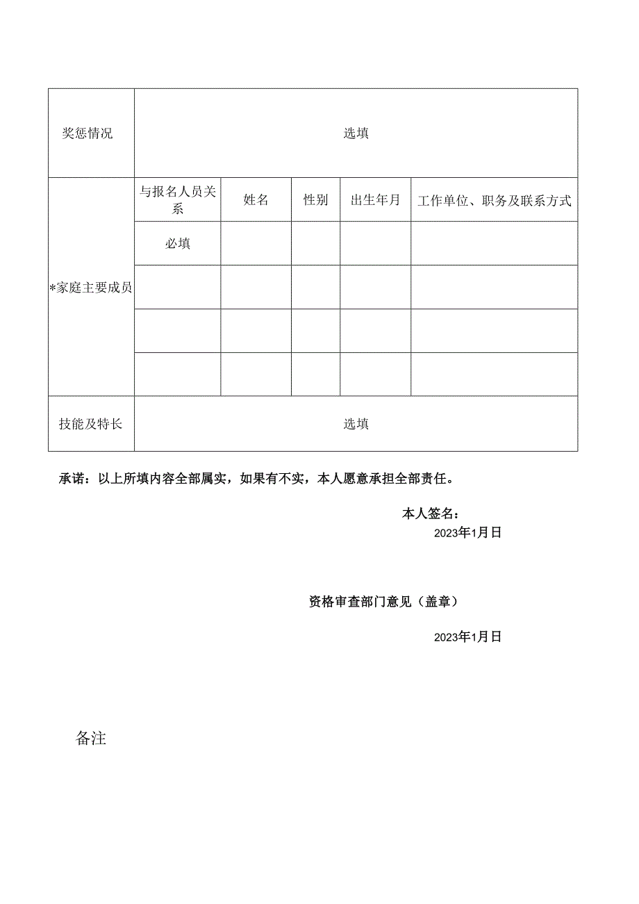 考生资格审查表.docx_第2页