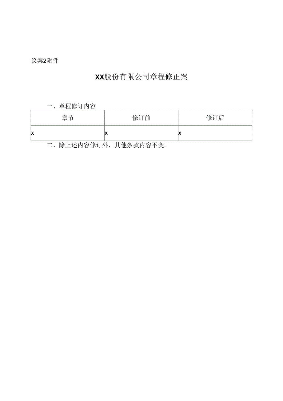 XX股份有限公司关于修改公司章程的议案（2024年）.docx_第2页