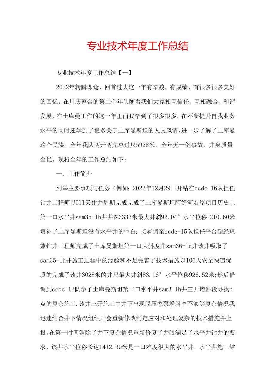 专业技术年度工作总结.docx_第1页