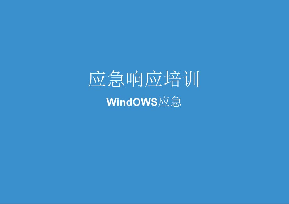 2024网络信息安全应急响应Windows应急手册.docx_第1页