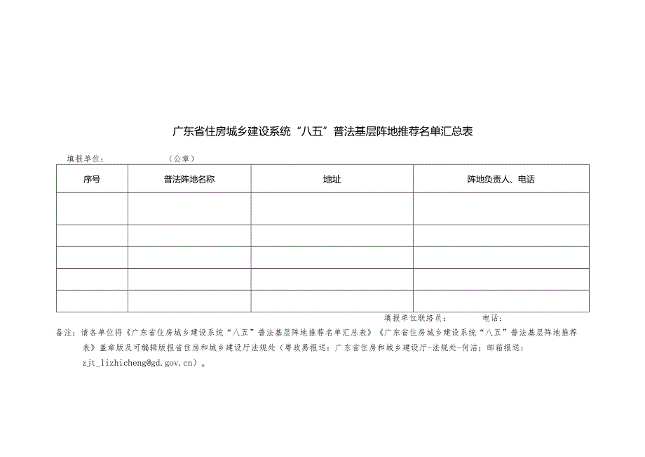 资料年度广东省住房城乡建设系统“八五”普法基层阵地.docx_第1页