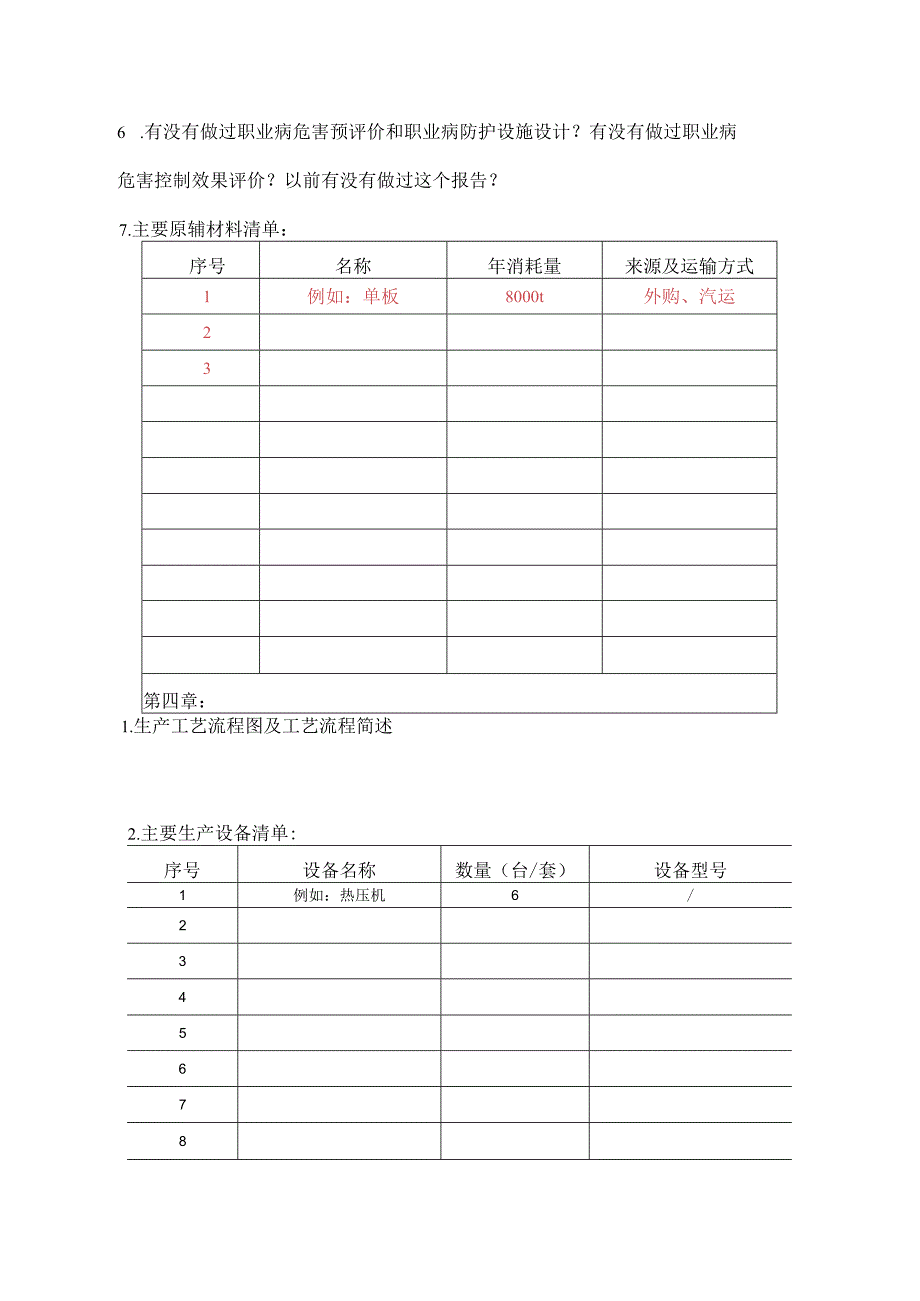 职业病现状评价需提供的资料.docx_第2页