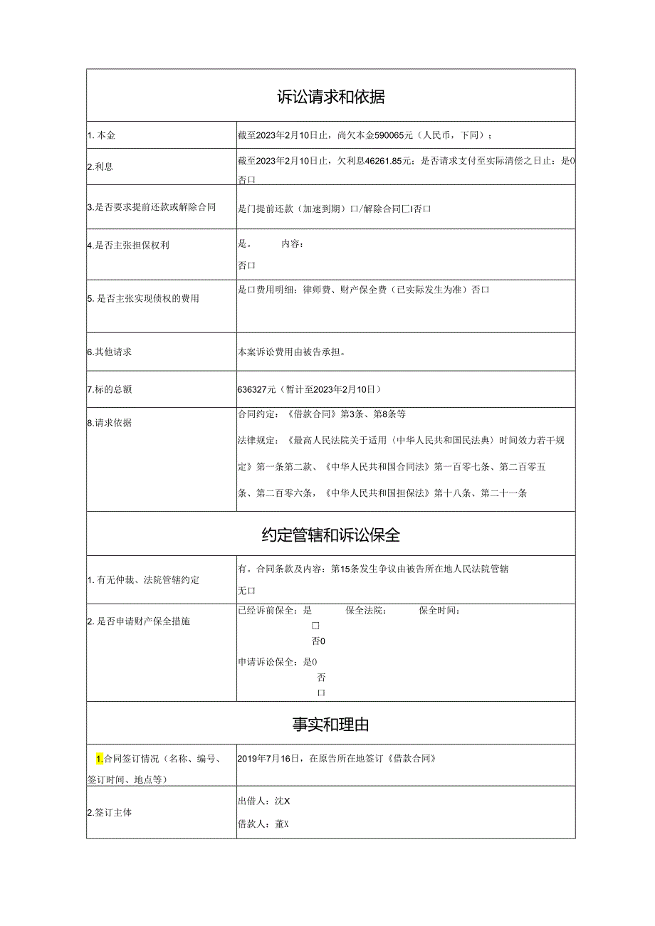 民间借贷纠纷起诉状模版范文实例.docx_第2页