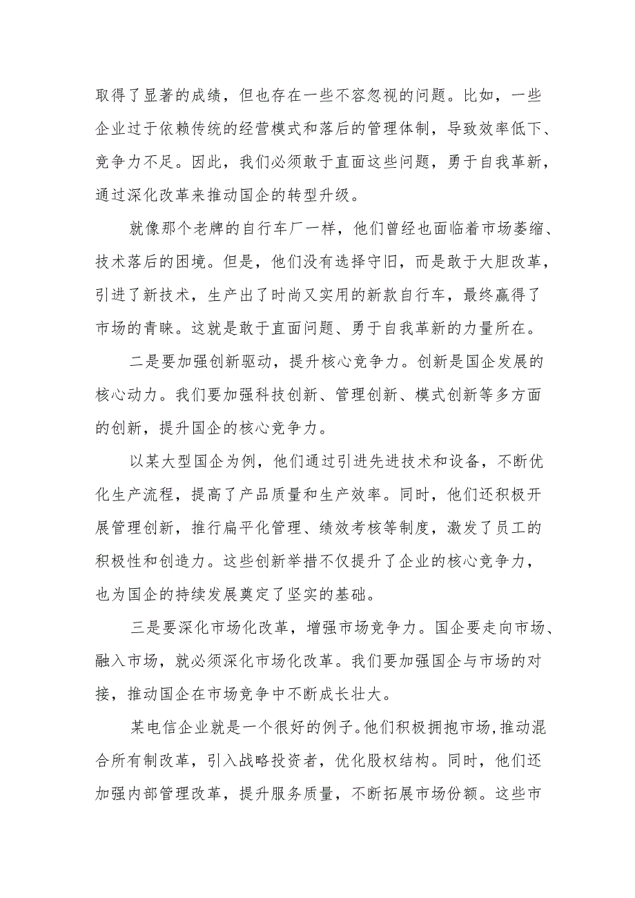 班子成员2024年推进国有经济和国有企业高质量发展专题研讨发言提纲.docx_第3页