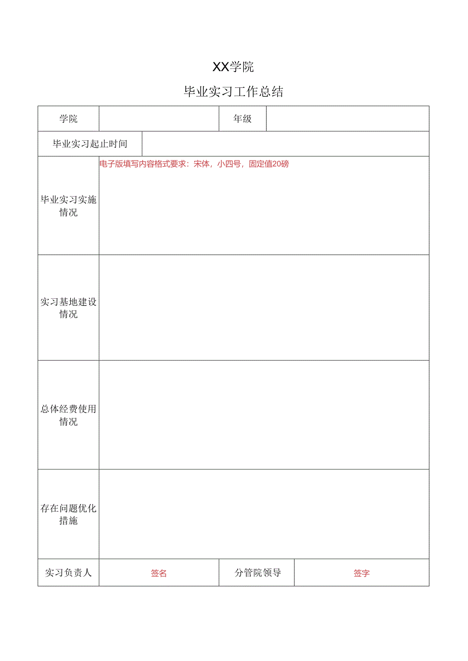 XX学院毕业实习工作总结（2024年）.docx_第1页