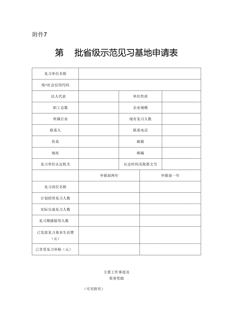 省级示范见习基地申请表.docx_第1页