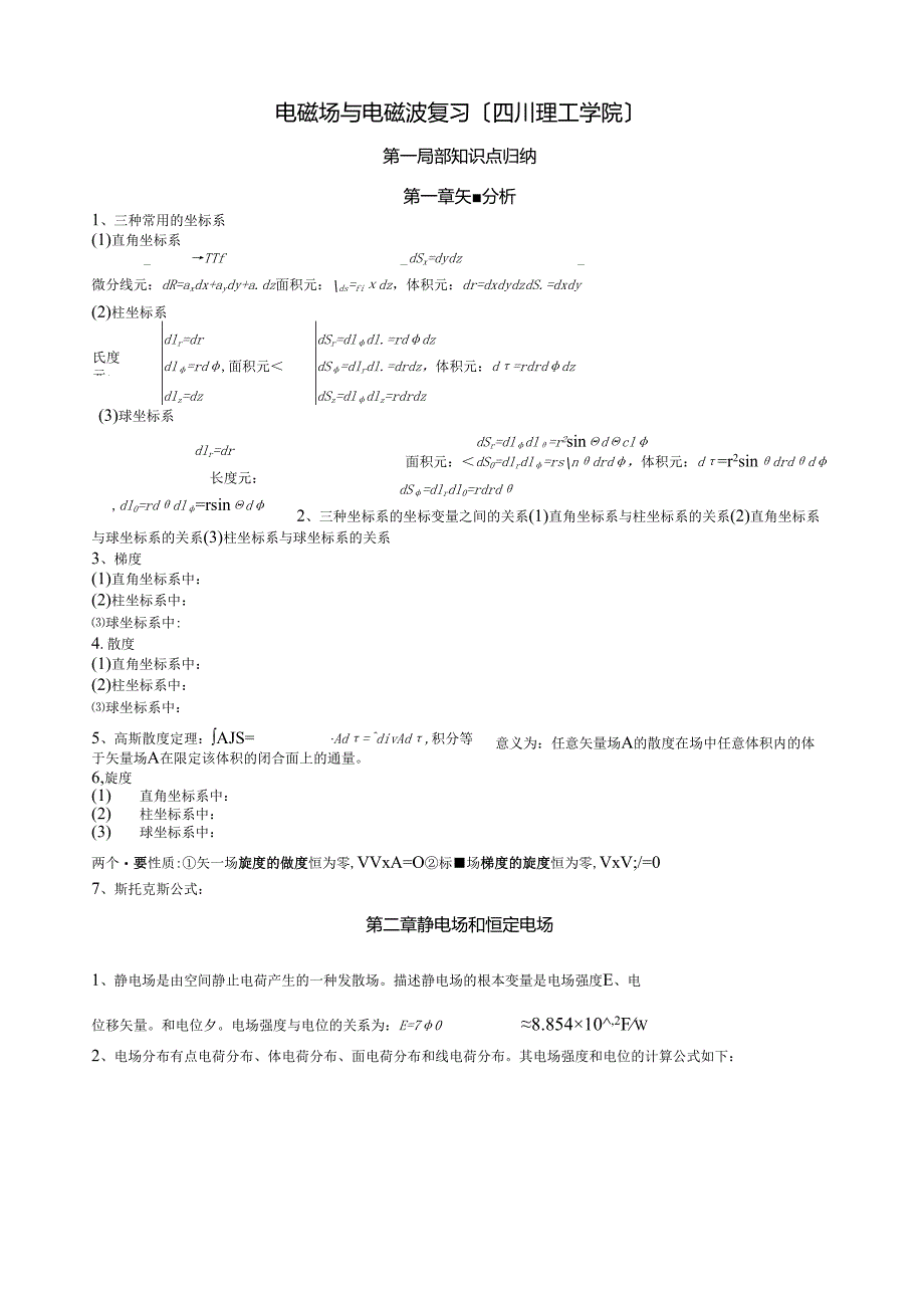 电磁场与电磁波复习.docx_第1页