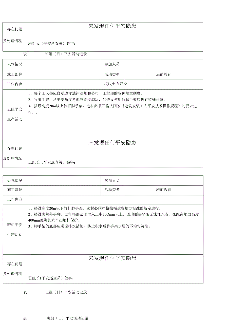 班组安全活动记录(架子工).docx_第3页