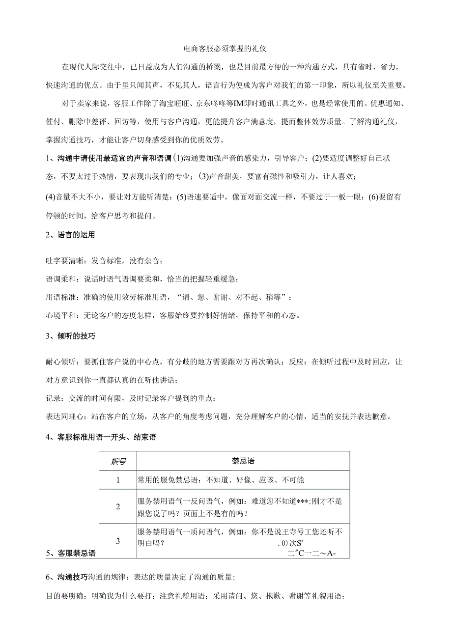 电商客服必须掌握的电话礼仪.docx_第1页