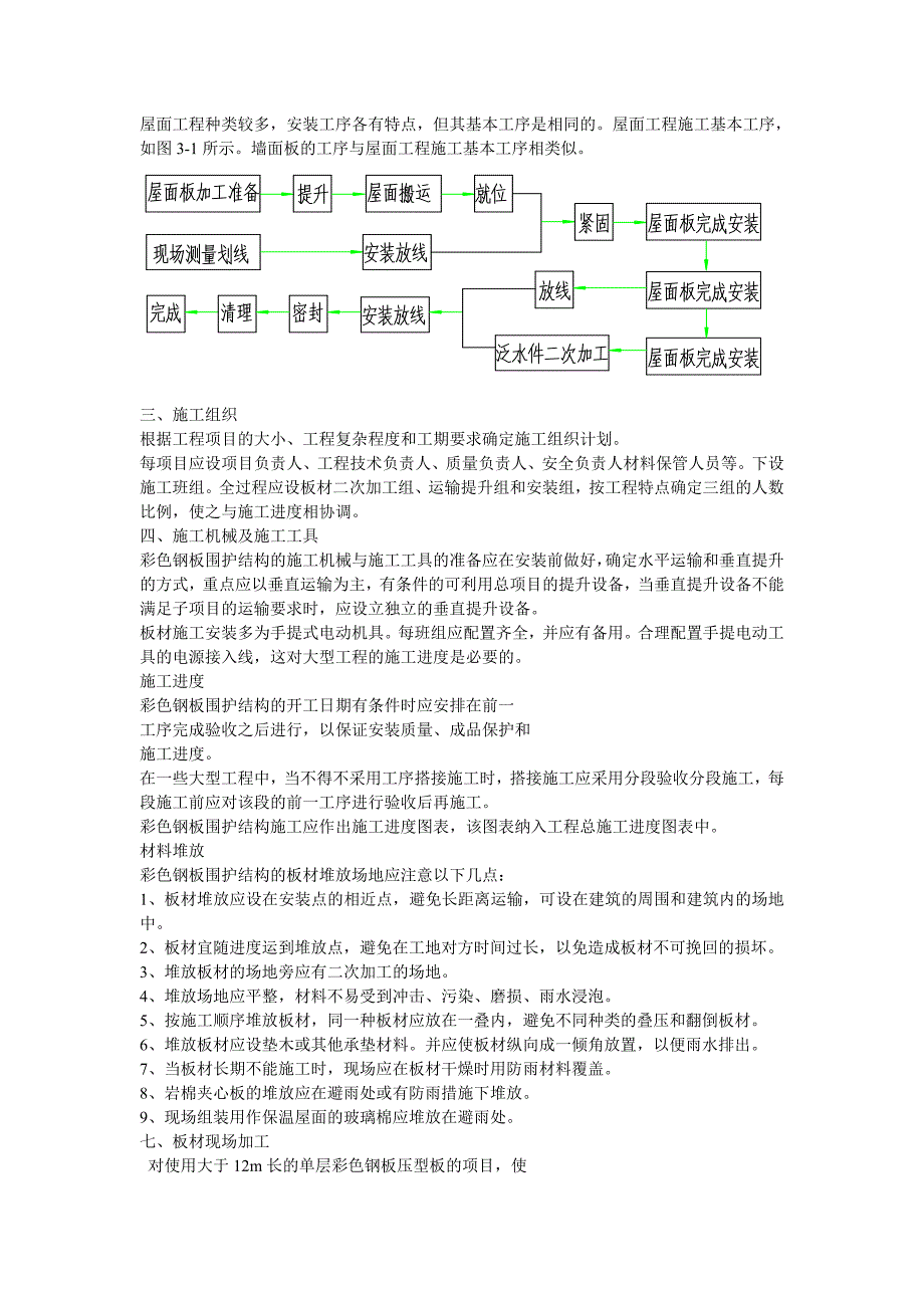 墙面彩钢板施工工艺.doc_第3页