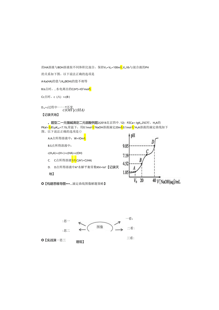 电解质溶液图像教学设计及课后反思.docx_第1页