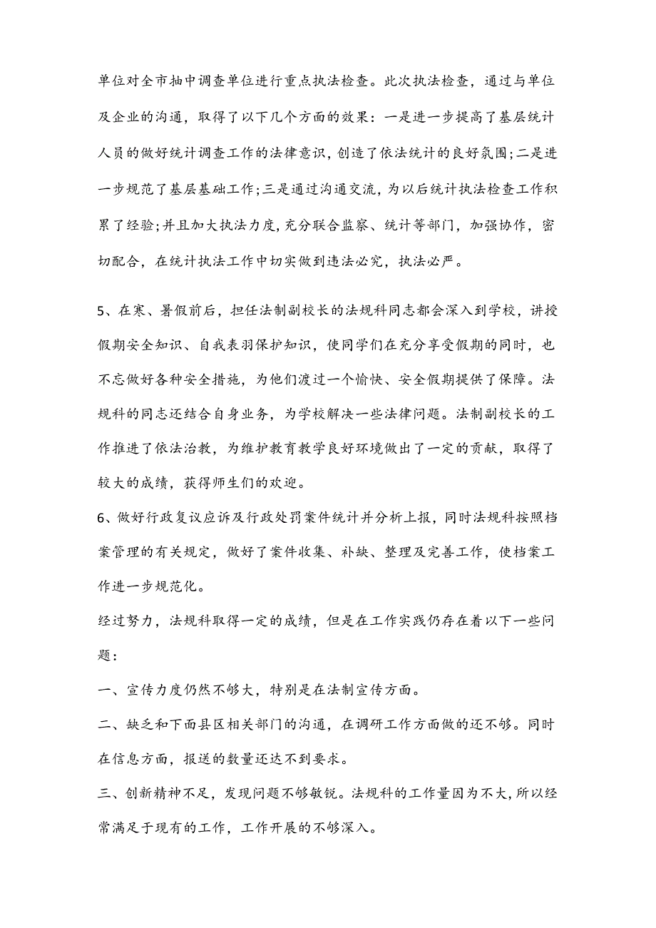 （2篇）法规科个人年终总结材料.docx_第3页