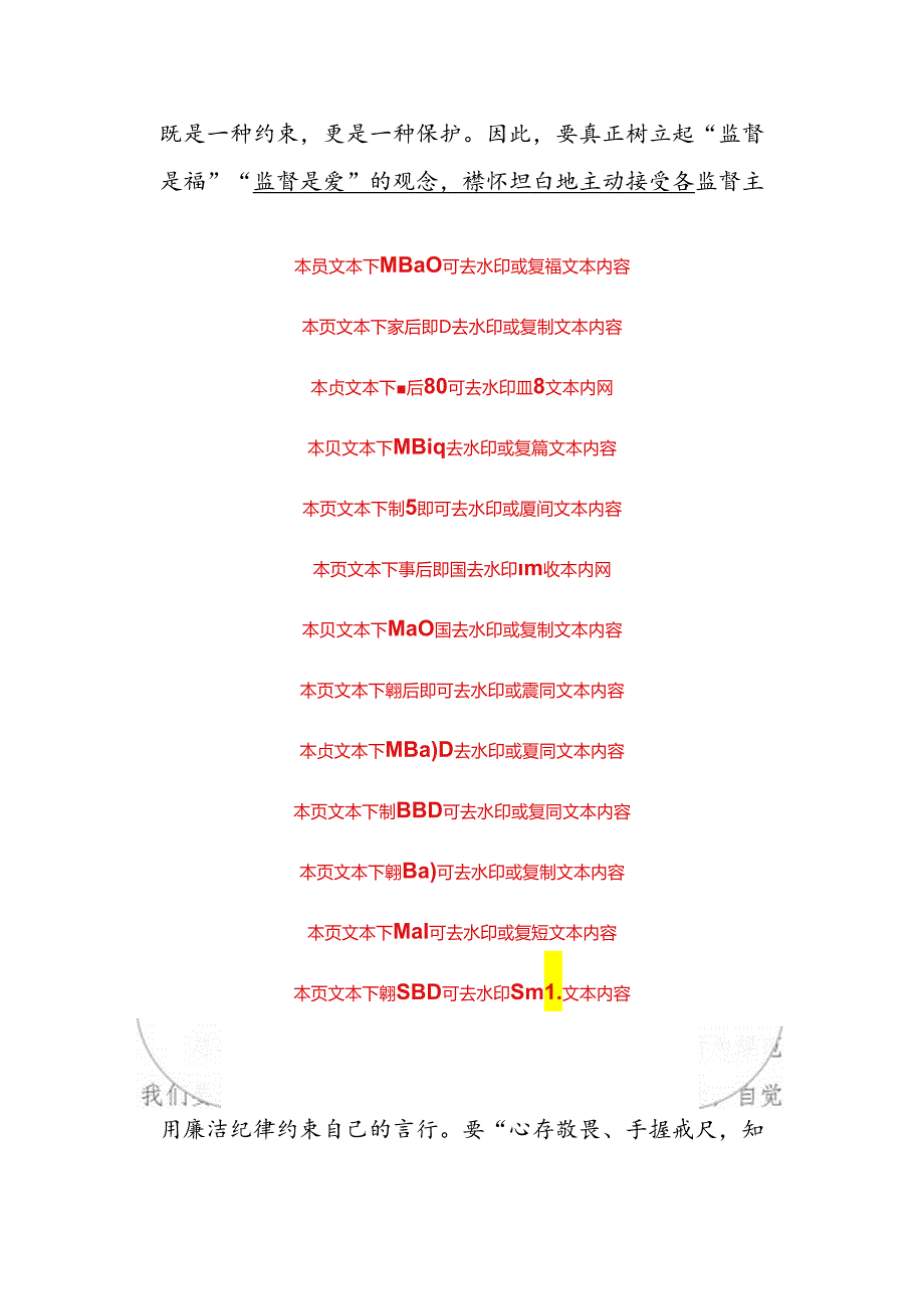 2024廉洁纪律交流研讨发言材料（精选）.docx_第3页