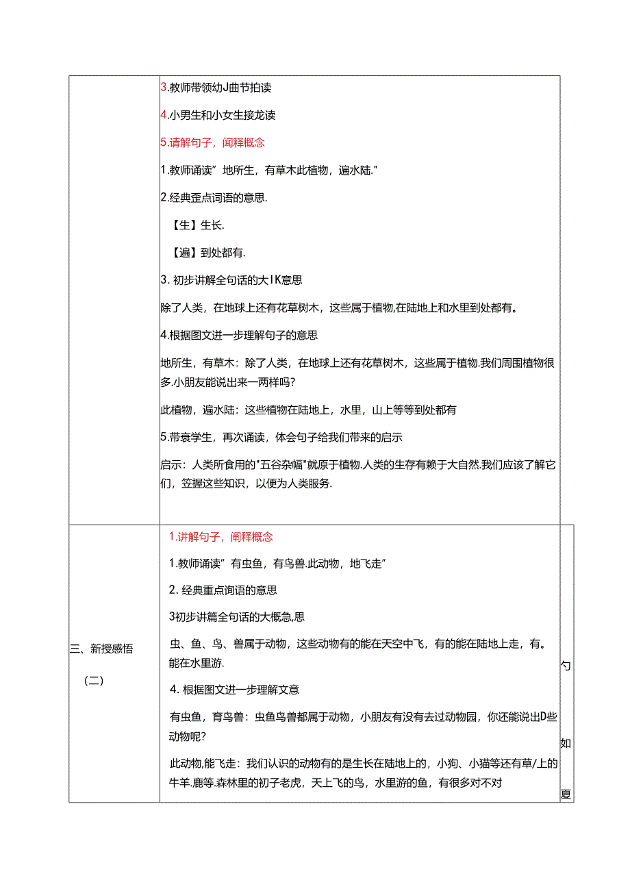 新版国学三字经13.地所生有草木 教学设计.docx_第2页