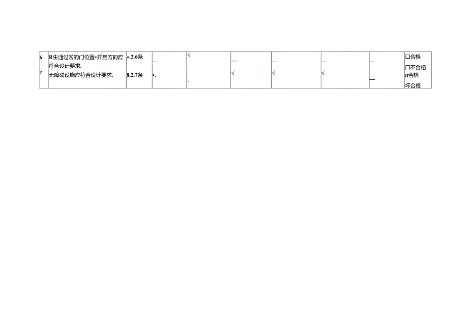 平急两用建筑专项验收记录表（建筑专业）.docx_第2页