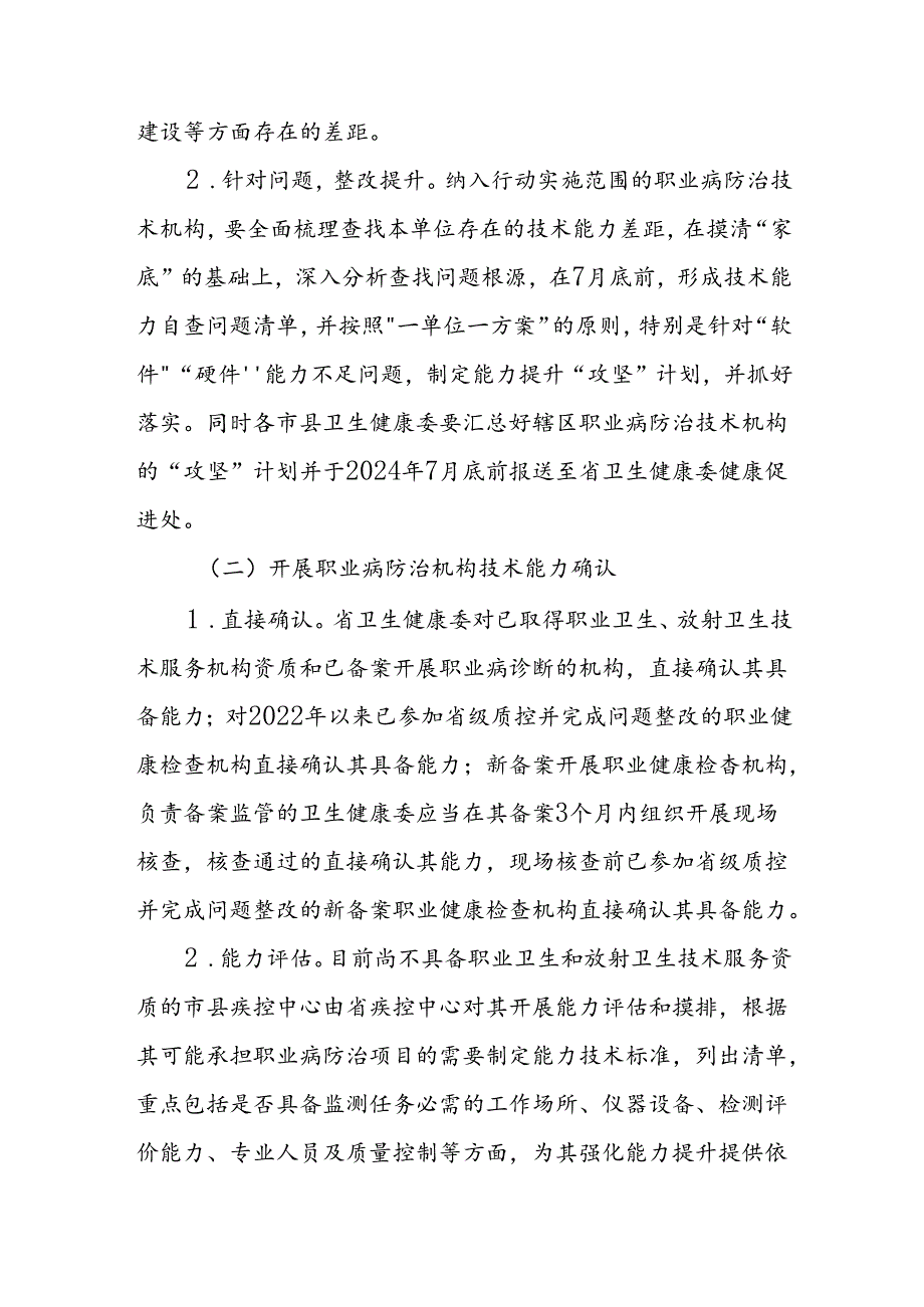 海南省职业病防治机构提质合规行动（2024—2025年）实施方案.docx_第3页