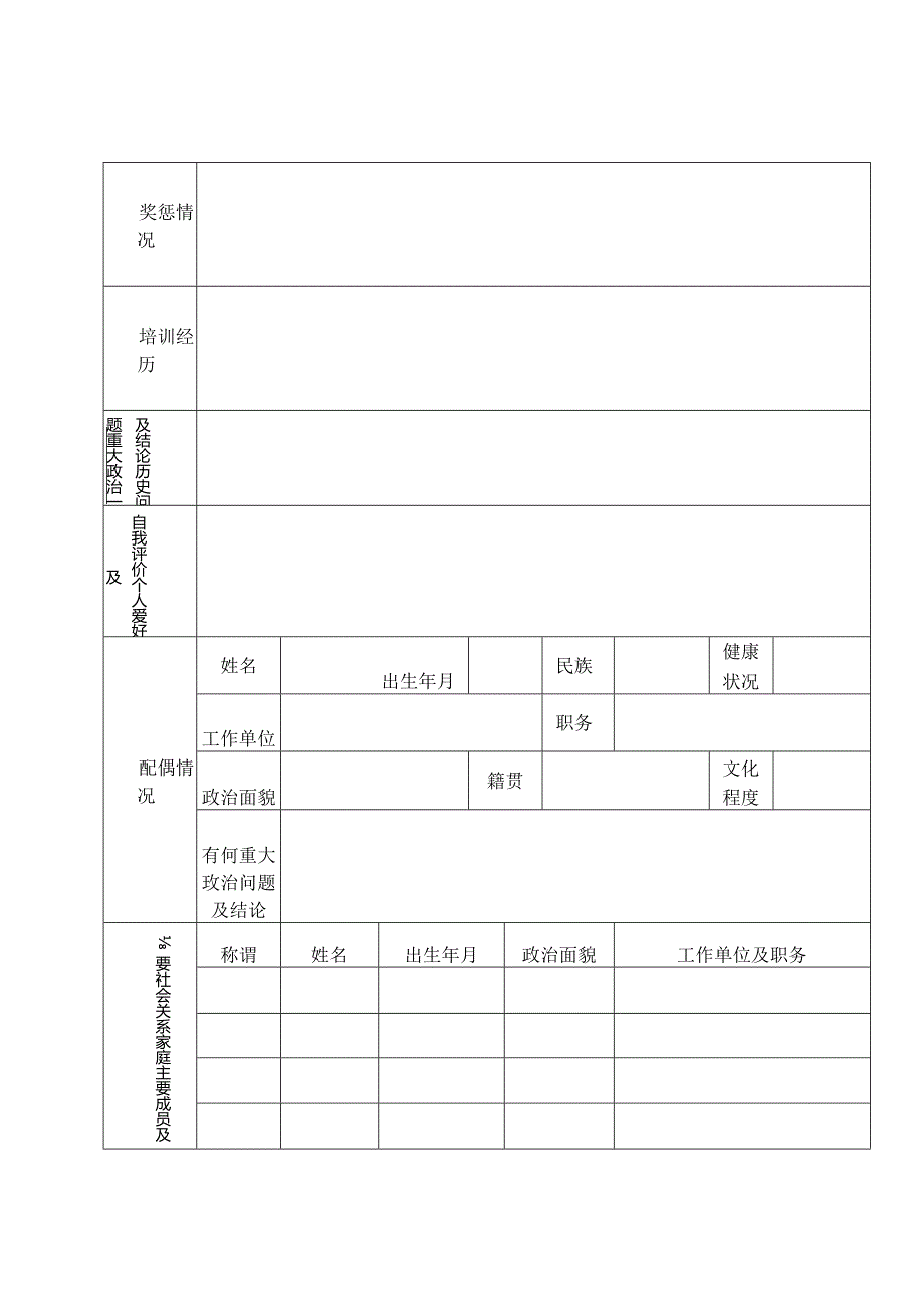 应聘人员报名登记表.docx_第2页