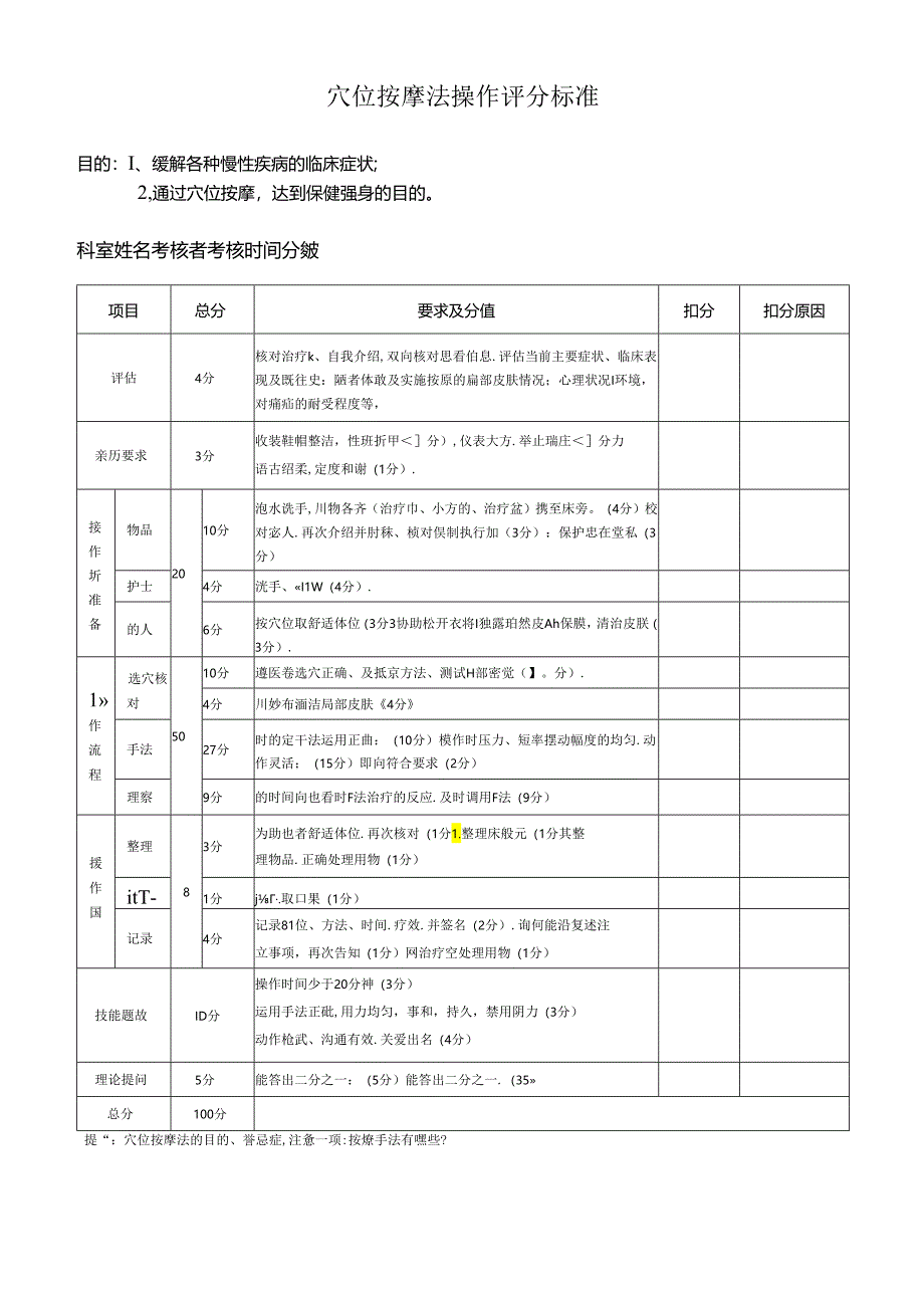 穴位按摩法操作评分标准.docx_第1页