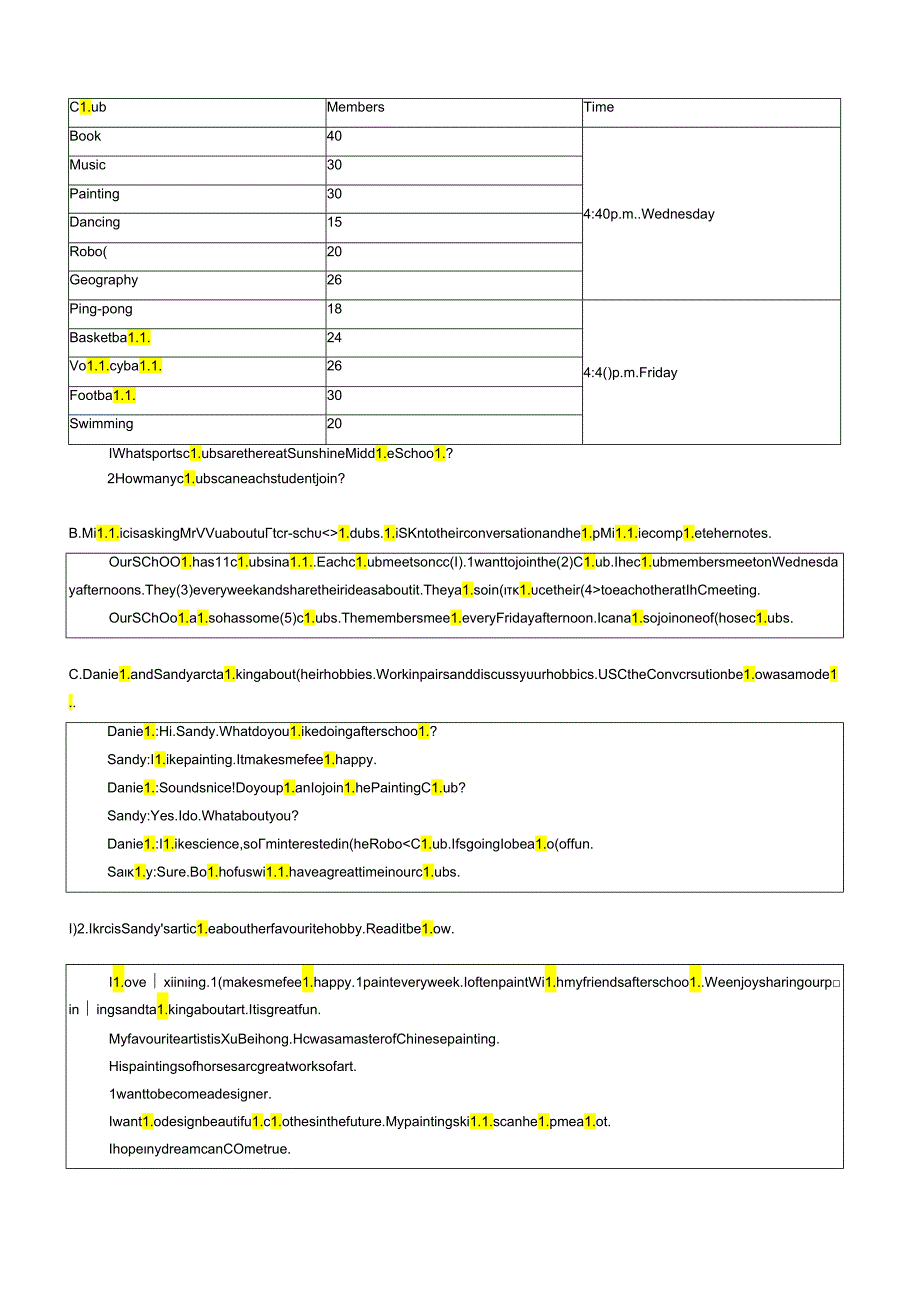 衔接点4 新牛津译林版七年级上册Unit2 Hobbies （Grammar-Integration）爆破音 摩擦音.docx_第2页