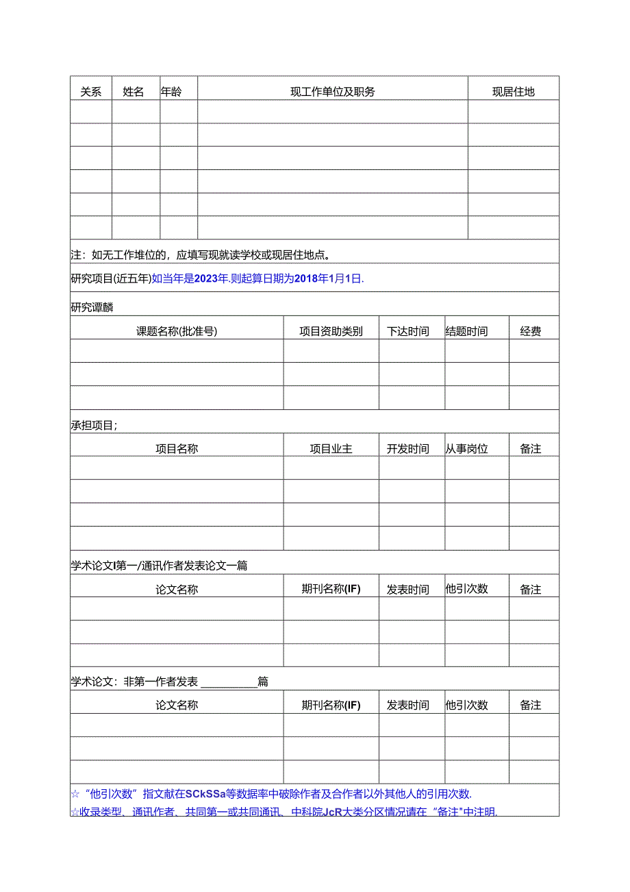 考核招聘劳动合同制人员报名表.docx_第2页