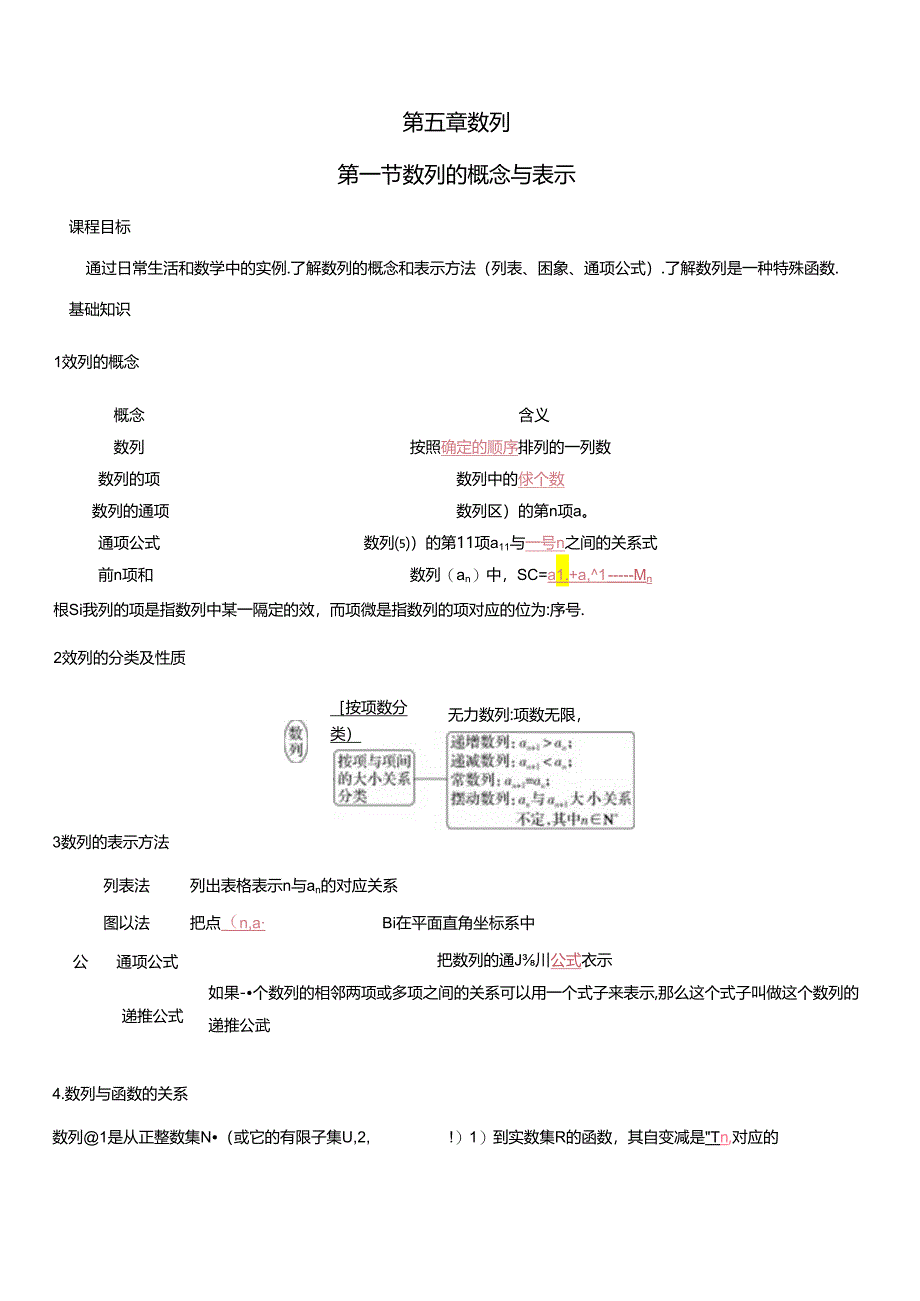 第一节 数列的概念与表示答案.docx_第1页