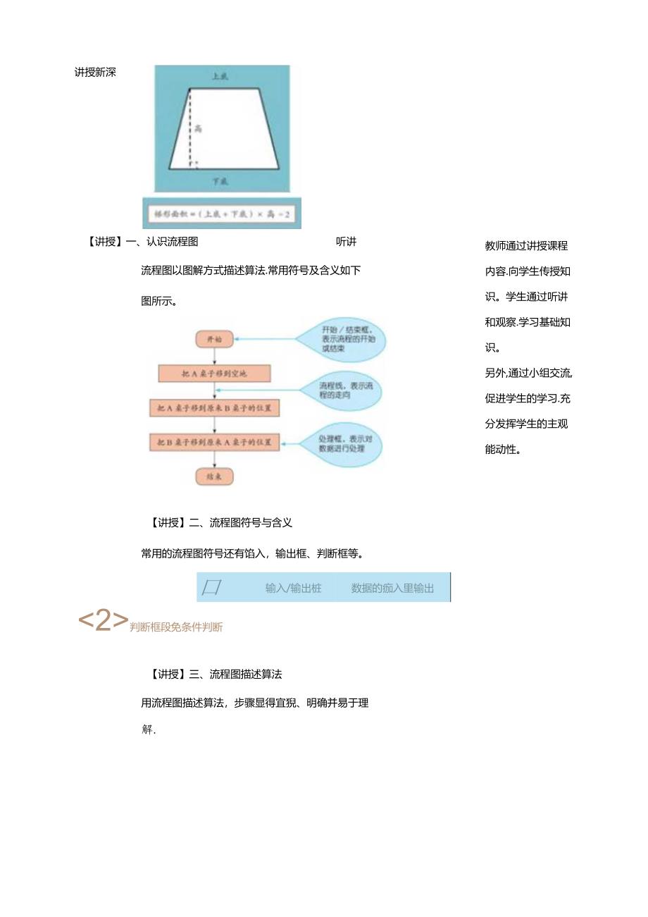 第3课 流程图描述算法 教案 浙教版信息科技五年级上册.docx_第2页