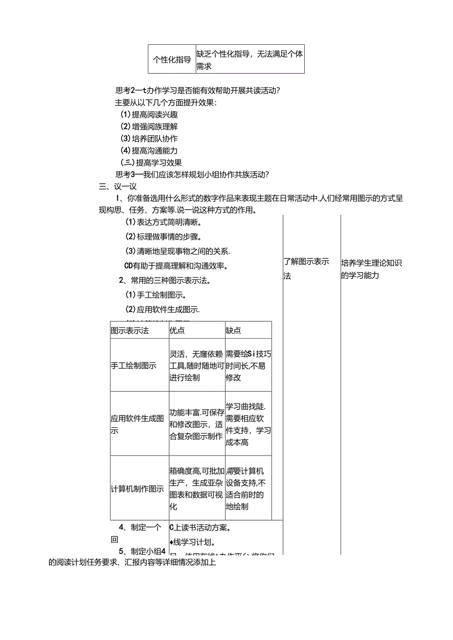 苏教版信息科技三年级下册7.1《规划协作学习》教案.docx_第2页