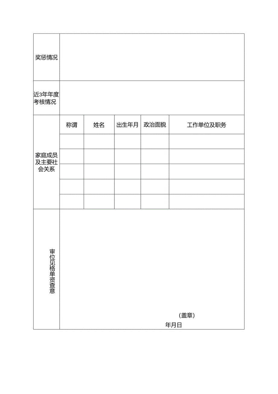 公开考调工作人员报名表.docx_第2页