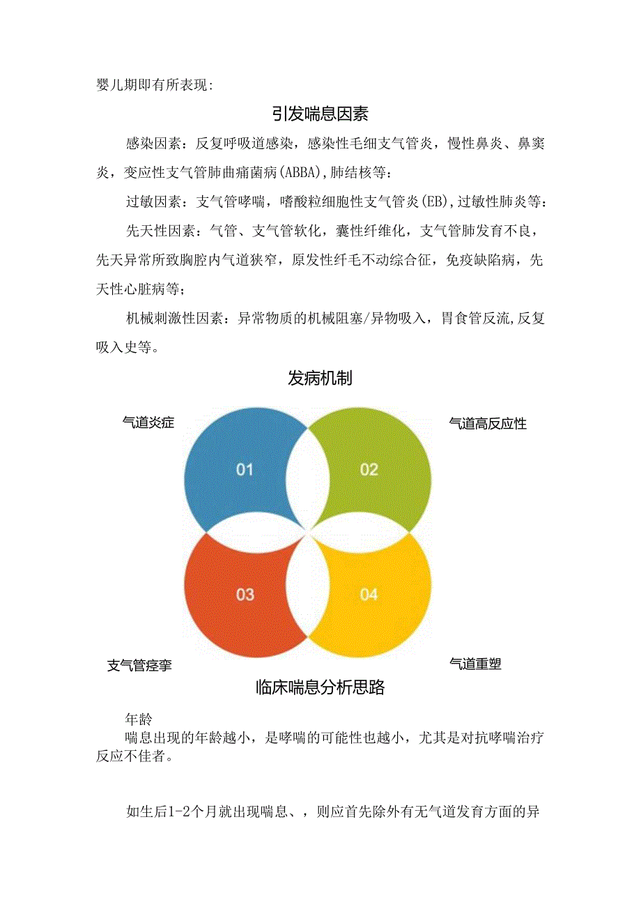 临床儿童喘息病理、原因、引发因素、早期诊断及鉴别思路.docx_第2页