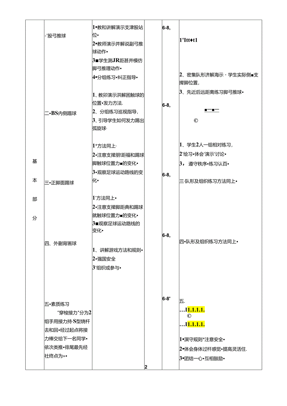 中学足球社团课教案（27页）.docx_第2页