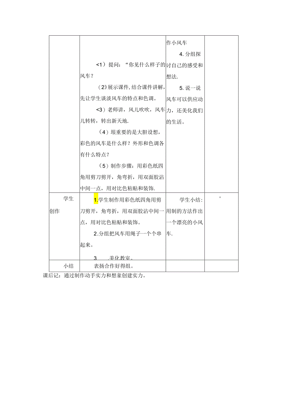 二年级上美术教案-多彩的小风车_岭南版.docx_第2页