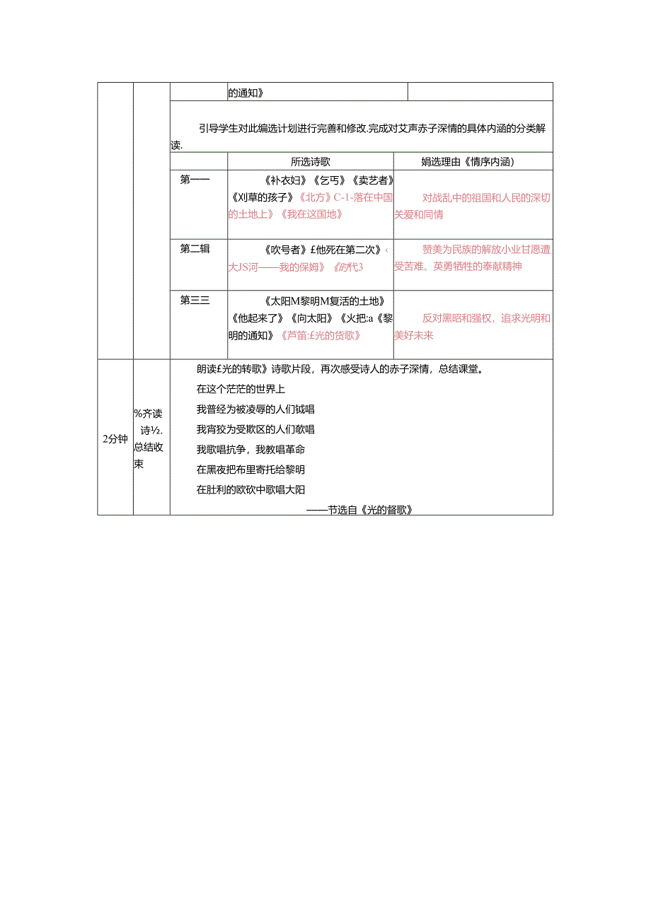 《艾青诗选》中的赤子深情教案.docx_第2页