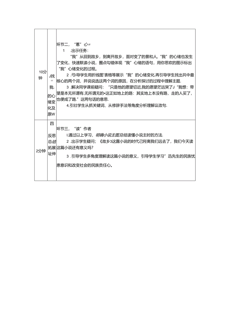 于环境、心绪变化中读《故乡》教案.docx_第2页