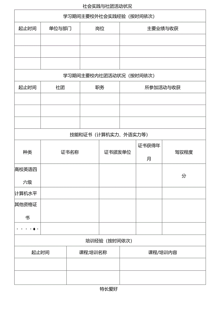 主要信息表应届学生.docx_第2页