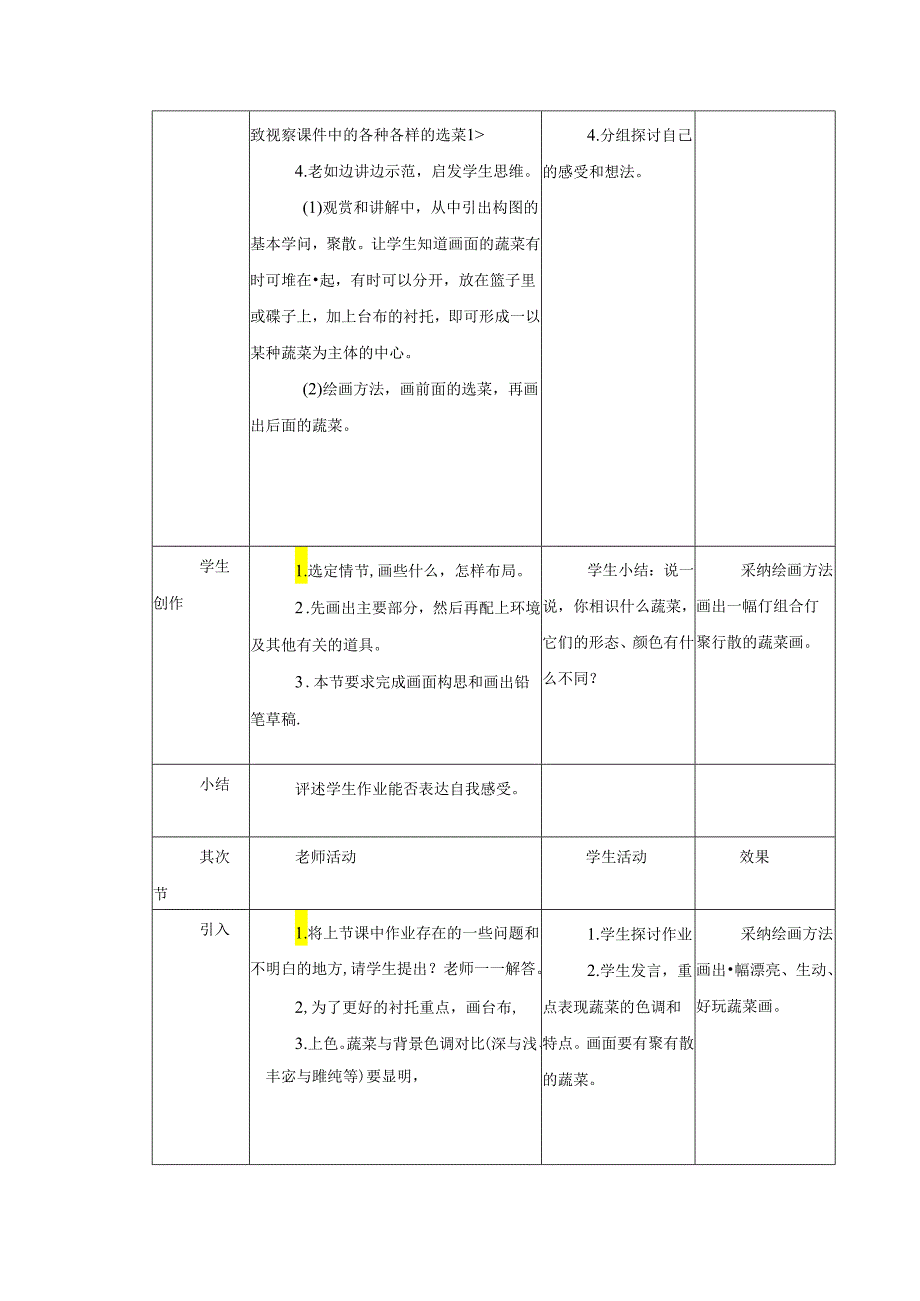 二年级上美术教案-我家的菜蓝子_岭南版.docx_第3页