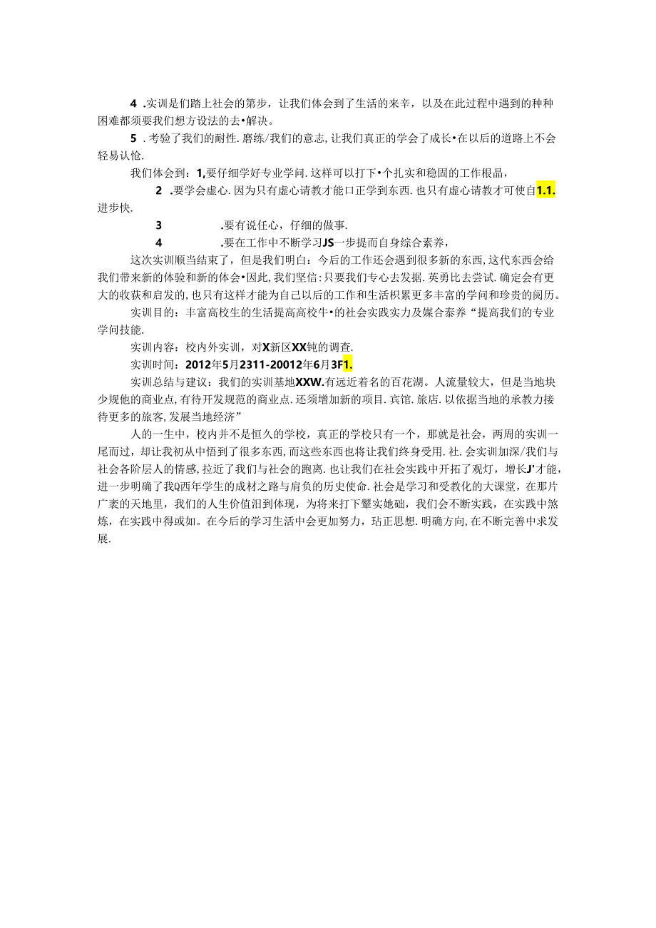 乡镇新区调查实训报告.docx_第2页