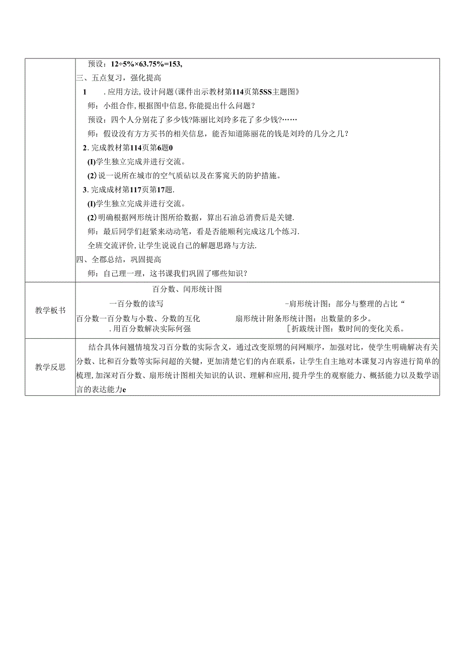 《百分数、扇形统计图》教案.docx_第2页