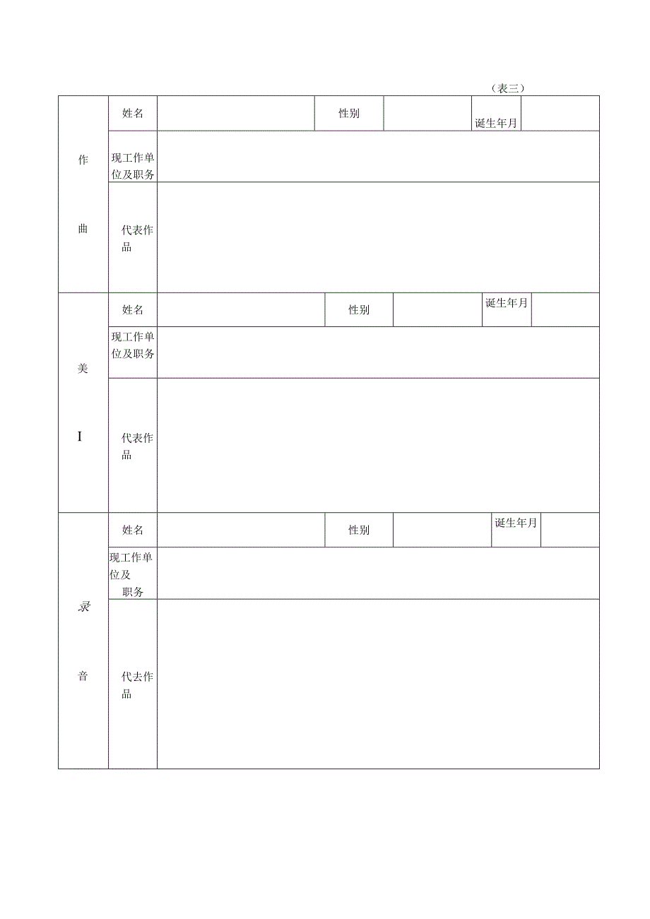 主要创作人员登记表表一.docx_第3页