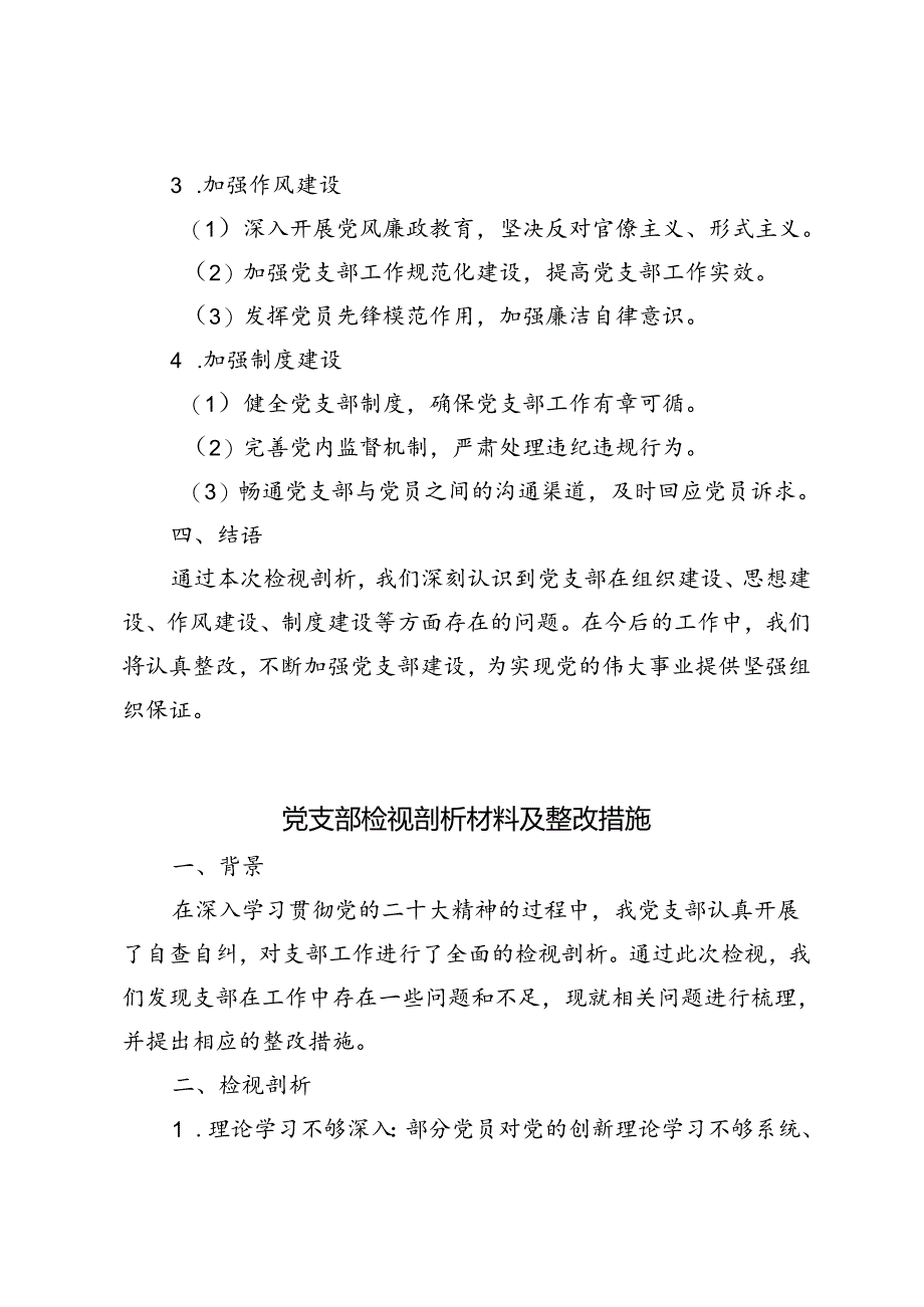 2024年7月党支部检视剖析材料及整改措施.docx_第3页