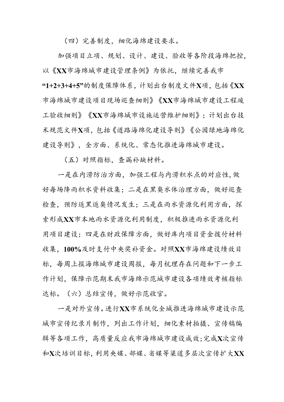 XX市城市管理海绵城市建设收官专项行动实施方案.docx_第3页