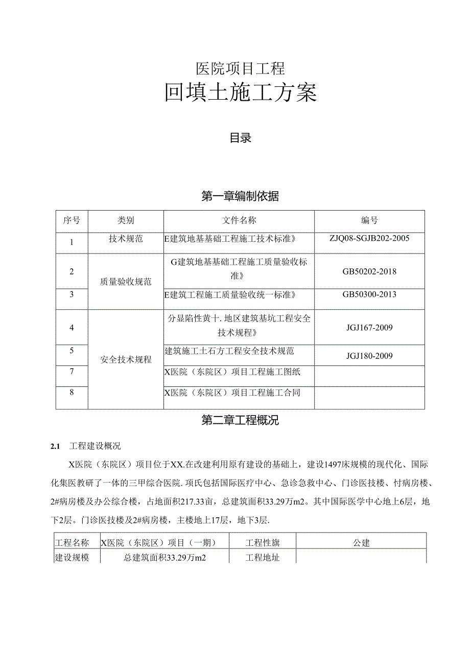 医院项目工程回填土（土方回填）施工方案.docx_第1页