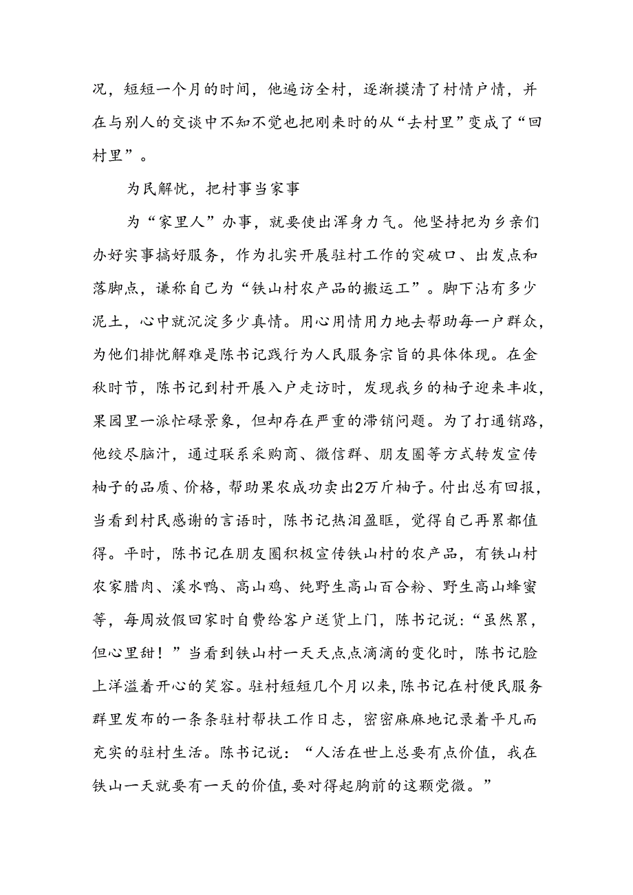 履职担使命驻村显真情.docx_第2页