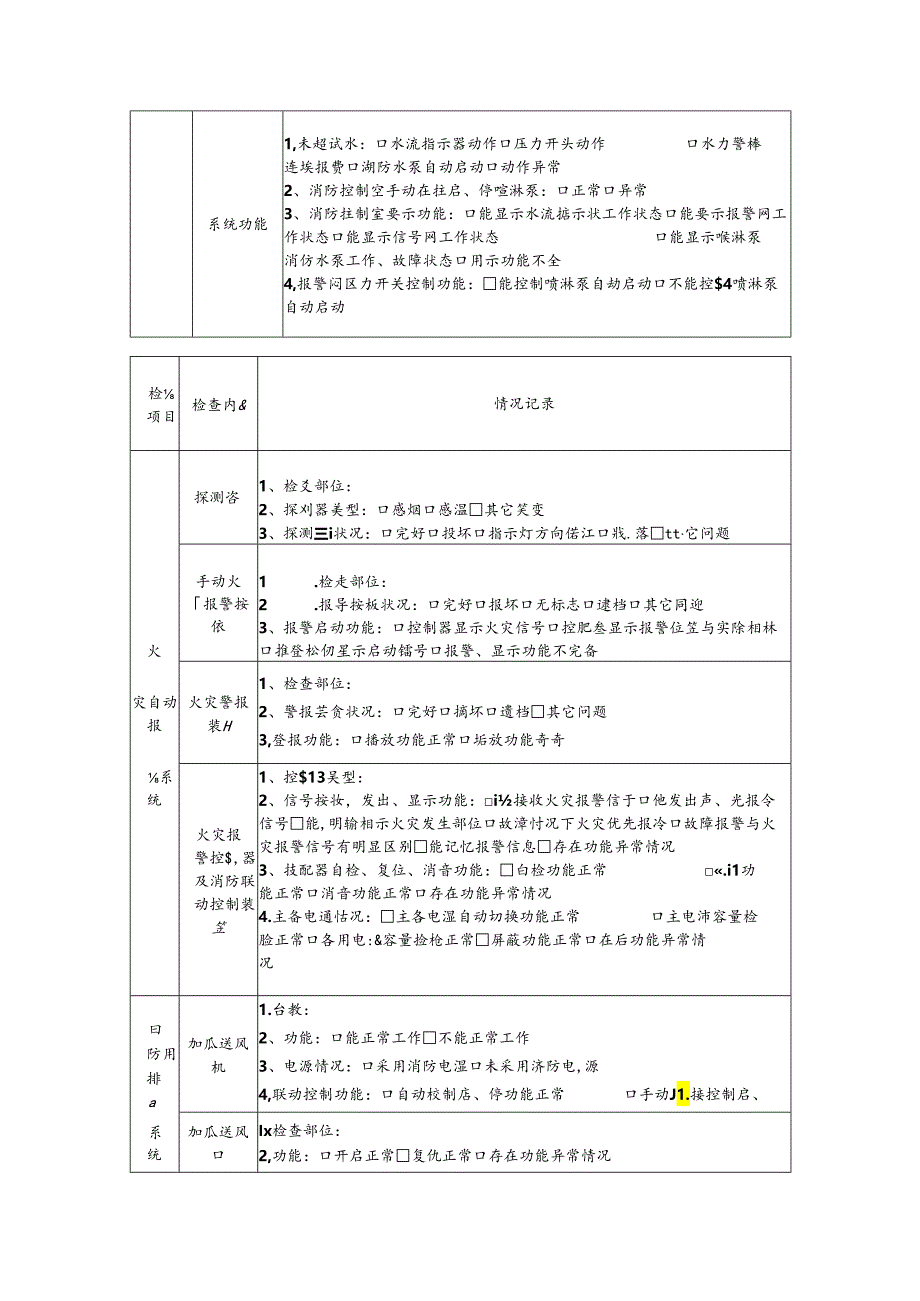 消防日常检查表.docx_第3页