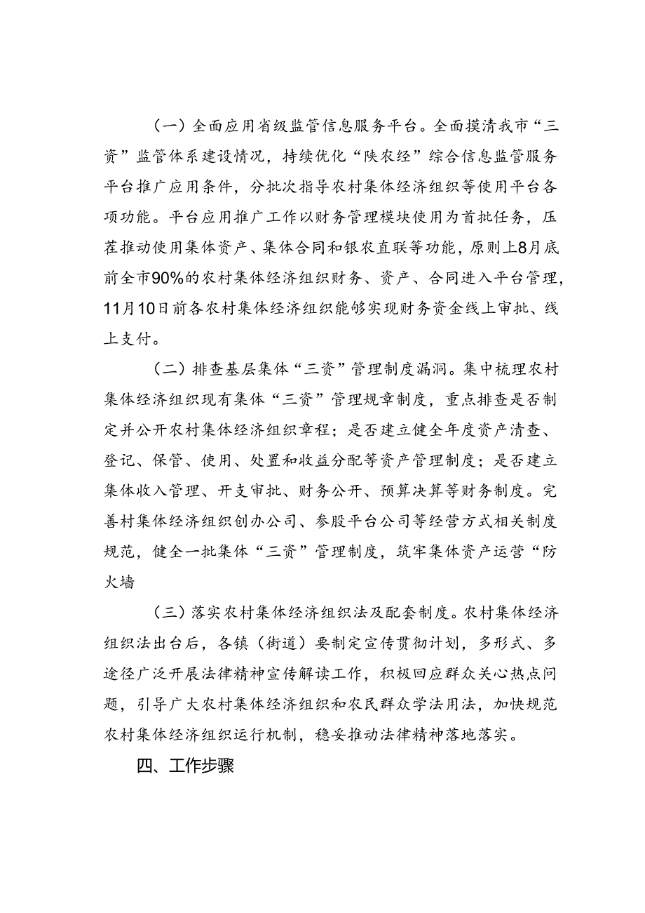 某某市农村集体“三资”监管突出问题集中整治百日攻坚行动实施方案.docx_第3页