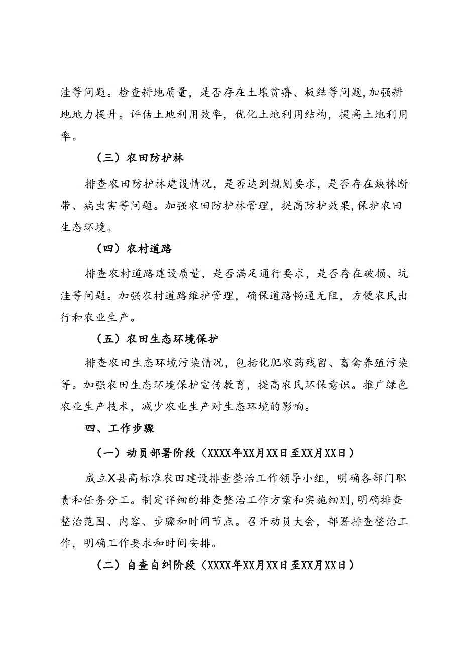 县高标准农田建设排查整治工作方案.docx_第2页