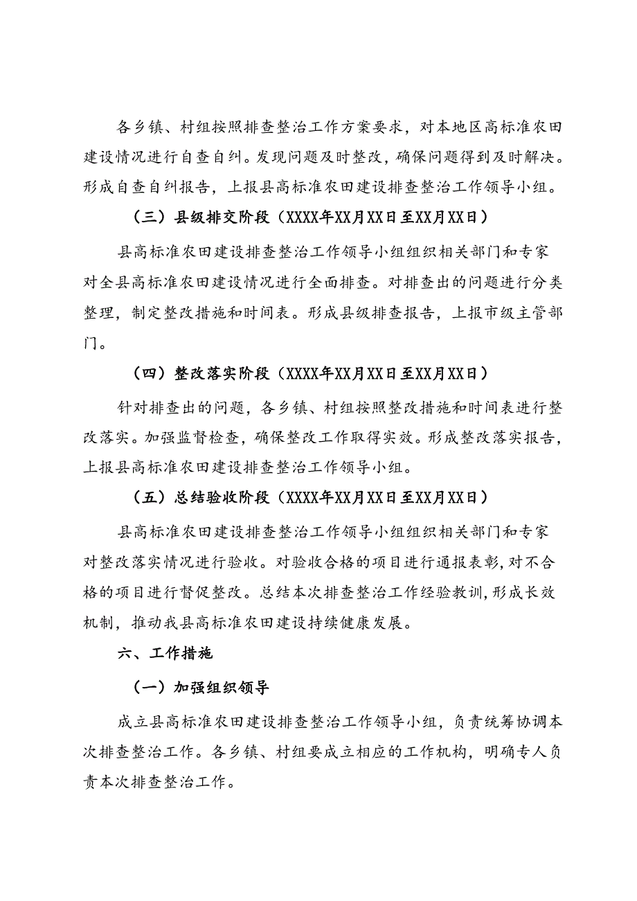 县高标准农田建设排查整治工作方案.docx_第3页