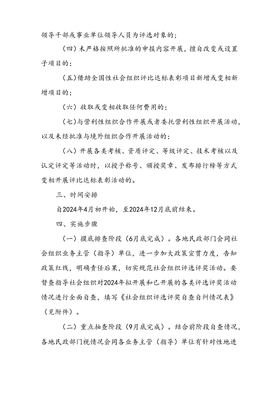 全市社会组织违规评选评奖清理整治行动方案.docx_第2页