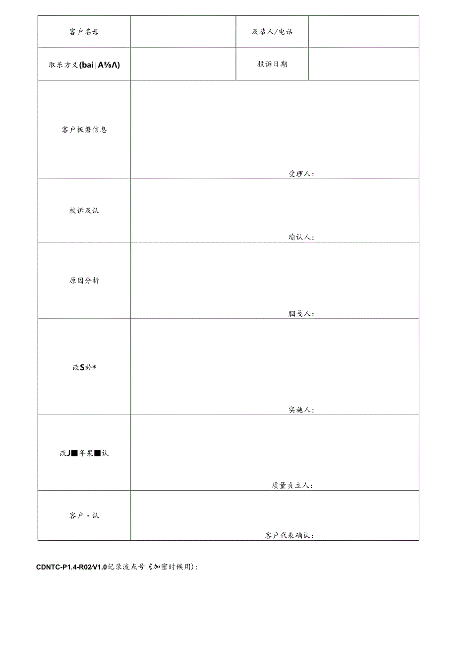 CDNTC-P14-R02 客户投诉登记表 V1.0.docx_第3页